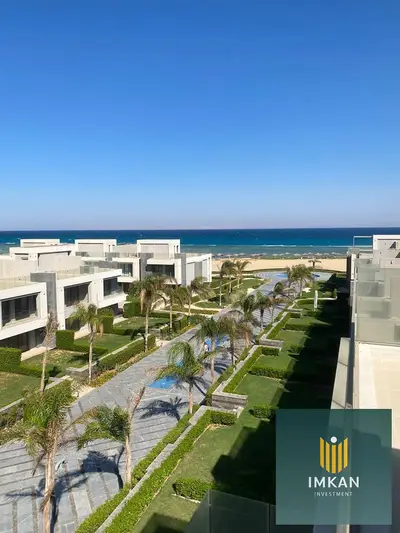 Twin house villa - double view - immediate delivery with a low down payment and installments over 6 years for sale in La Vista Bay, Ain Sokhna.