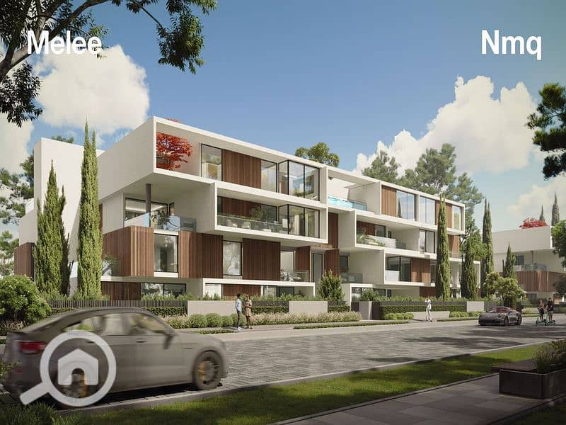 fully finished serviced apartment with Acs and kitchen included, for sale in Sheikh Zayed,with a 5% down payment located next to Hassa Allam – pohled 4