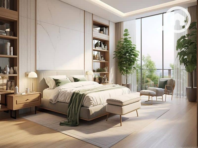 fully finished serviced apartment with Acs and kitchen included, for sale in Sheikh Zayed,with a 5% down payment located next to Hassa Allam – další