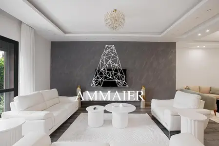 200 sqm ground apartment with 80 sqm private garden, 3 bedrooms, 3 bathrooms, elegant design, rare unit in Courtyard Compound – 18.2M EGP