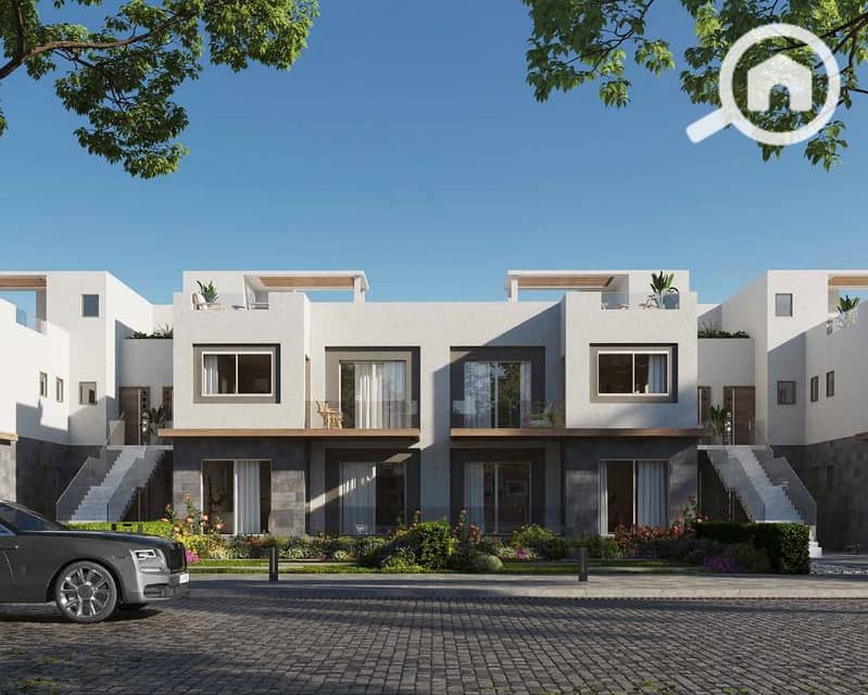 Townhouse for sale in a prime location in V Level Compound, Sheikh Zayed, on elevated land directly in front of Beverly Hills - Ansicht 3
