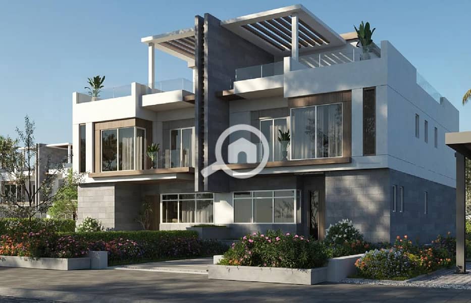 Townhouse for sale in a prime location in V Level Compound, Sheikh Zayed, on elevated land directly in front of Beverly Hills - Ansicht 5