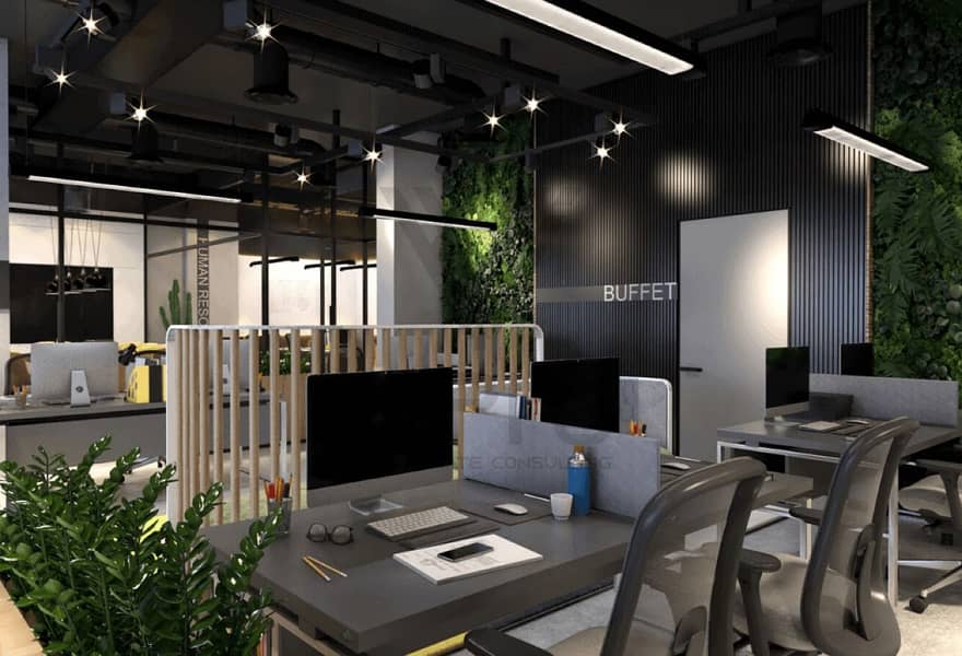 Fully Finished Office 80m for Rent in 5A by The Waterway with Prime Location in 5th Settlement, Special Price - Bild 2