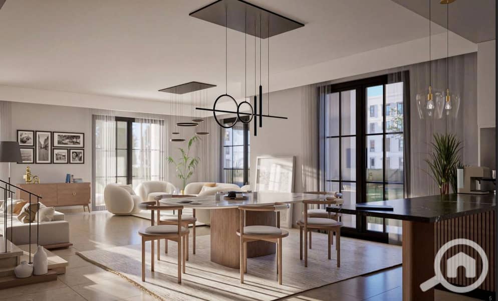Finished apartment, 148 sqm, 3 bedrooms, for sale in Rawaya Compound, Sheikh Zayed - Widok 2