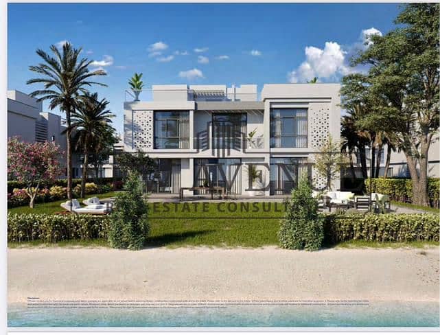 Largest Corner Villa Lagoon View in Mazarine Island-New Alamein North Coast -Read To move - Ansicht 2