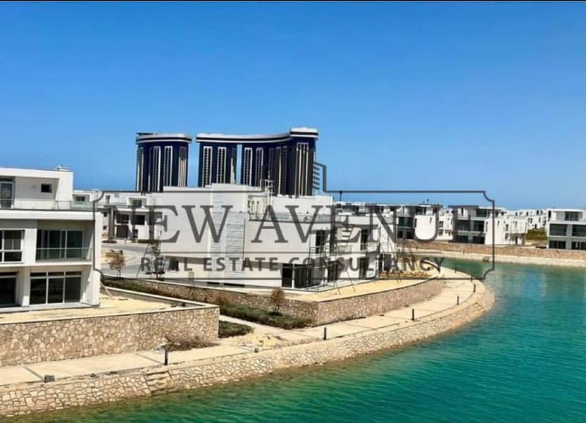 Largest Corner Villa Lagoon View in Mazarine Island-New Alamein North Coast -Read To move - Mehr