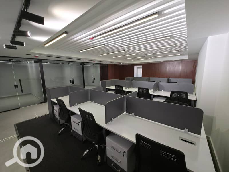 Distinctive administrative headquarters 500m panoramic air-conditioned for rent in the strongest location Bavariya Town, Maadi Circular. - Widok 4