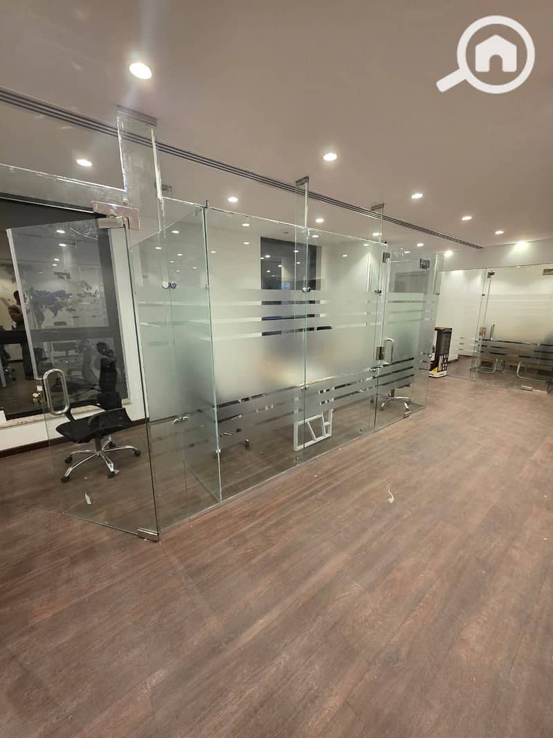Outstanding administrative headquarters 106m central air conditioning for إي رجار in One Katameya Al-Mershady Circular Maadi - Mehr
