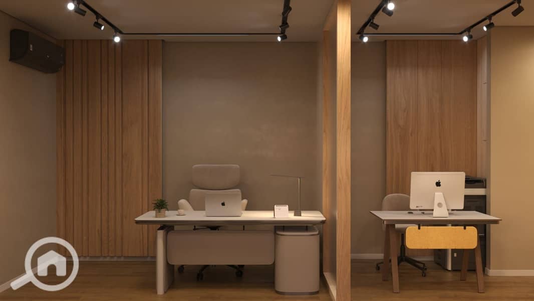 Air-conditioned administrative headquarters of 66 sqm for rent in the strongest location District 5, New Cairo. - Ansicht 4