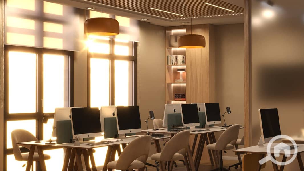 Air-conditioned administrative headquarters of 66 sqm for rent in the strongest location District 5, New Cairo. - Ansicht 5