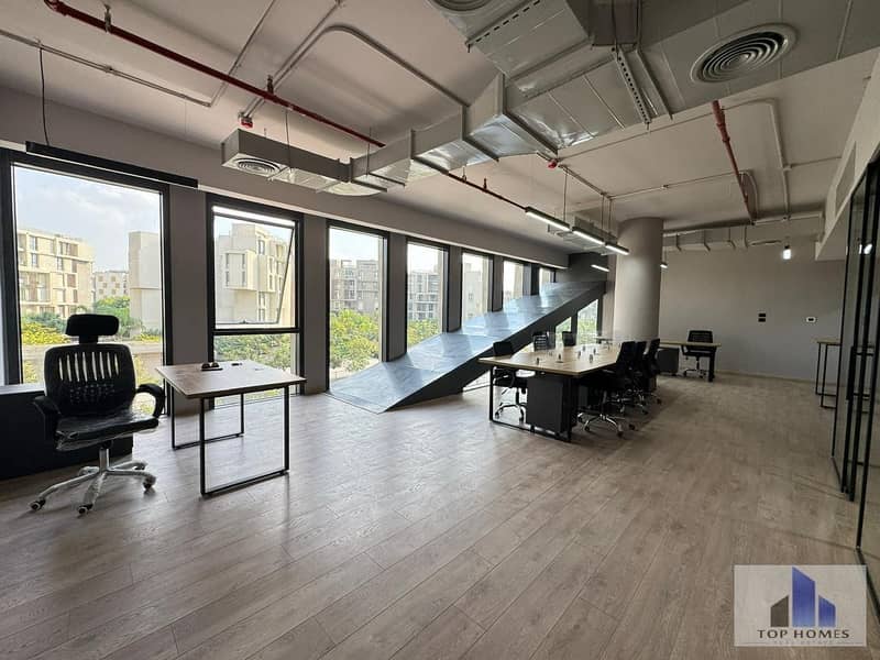 Fitted Furnished office for rent | Ready to move | Prime Business Location | EDNC SODIC 5th Settlement - Ansicht 5