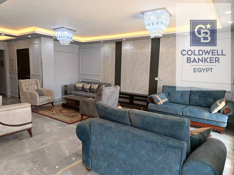 Opportunity to rent a fully furnished 182m² apartment in Sarai – spacious and well-finished – Fifth Settlement – New Cairo – 3 bedrooms - Widok 5