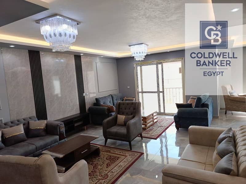 Opportunity to rent a fully furnished 182m² apartment in Sarai – spacious and well-finished – Fifth Settlement – New Cairo – 3 bedrooms - Widok 4