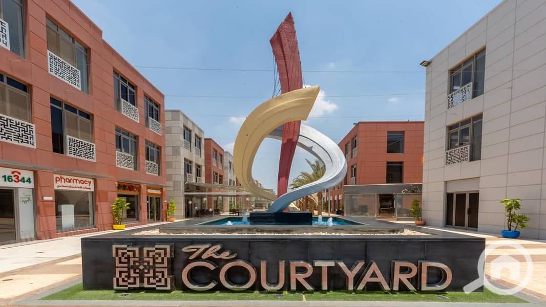 For rent: 700 sq m super deluxe administrative building with air conditioning, Courtyard Mall, Sheikh Zayed - Mehr