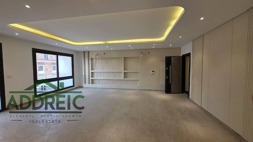A distinctive 145m² apartment in the heart of Fifth Settlement, ready for immediate occupancy, in Eleven SC compound by STM Developments, one of the m - Mehr