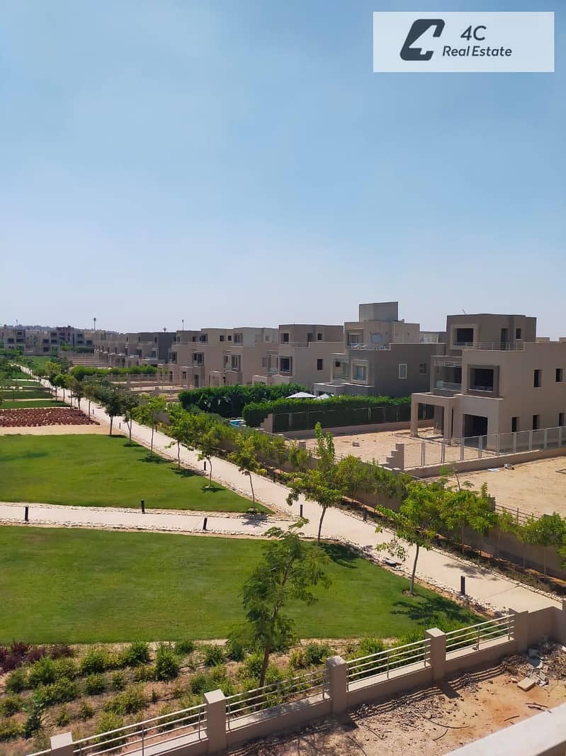 For quick sale at below market price: 650m² villa for resale in Palm Hills PK2, Fifth Settlement, with a prime layout, open view landscape, - Visning 4