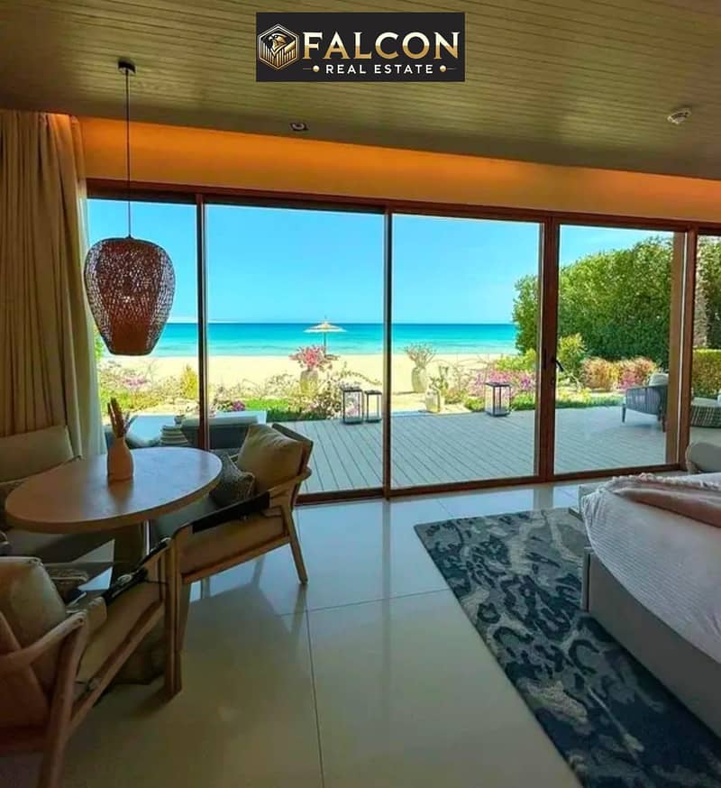 Beachfront chalet, 100% sea view, Marseilia Beach Ras El Hekma, near Fouka Bay, Mountain View , Hacienda ,Lavista,nia bay, alamein &cali coast - Ansicht 3