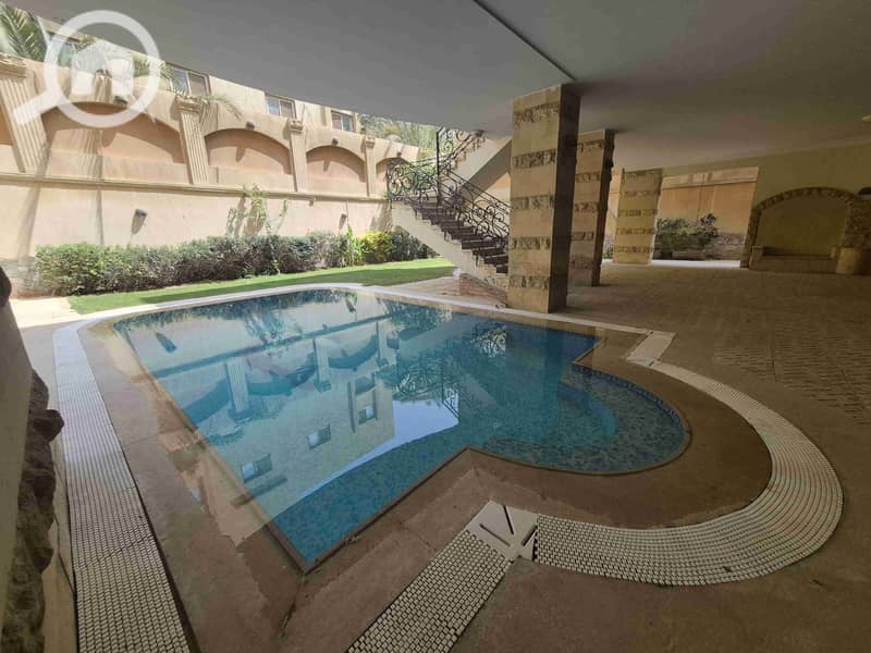 Duplex villa for administrative rent, fully air-conditioned and has a swimming pool in a villa in El Tagamoa El Khames. - Ansicht 3