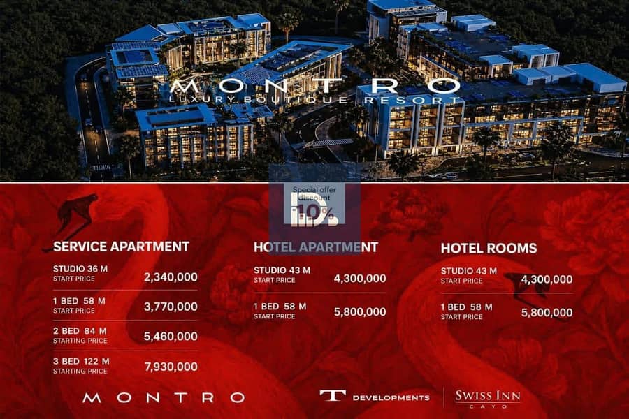 Invest in a self-operating hotel room in Montro Residence and start earning income in dollars. - Ansicht 3