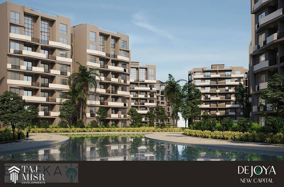 Duplex for sale in Dejoya 4 (ديجويا 4), New Administrative Capital | 193 meters + terrace | directly on the central axis | prominent location near the most important services and axes - Widok 5