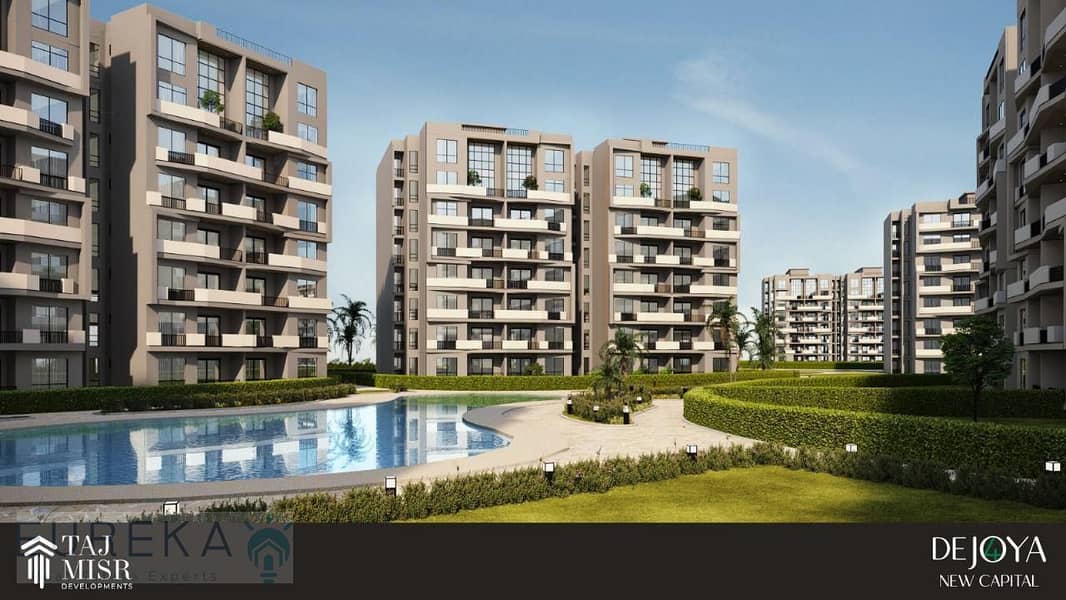 Duplex for sale in Dejoya 4 (ديجويا 4), New Administrative Capital | 193 meters + terrace | directly on the central axis | prominent location near the most important services and axes - Widok 6