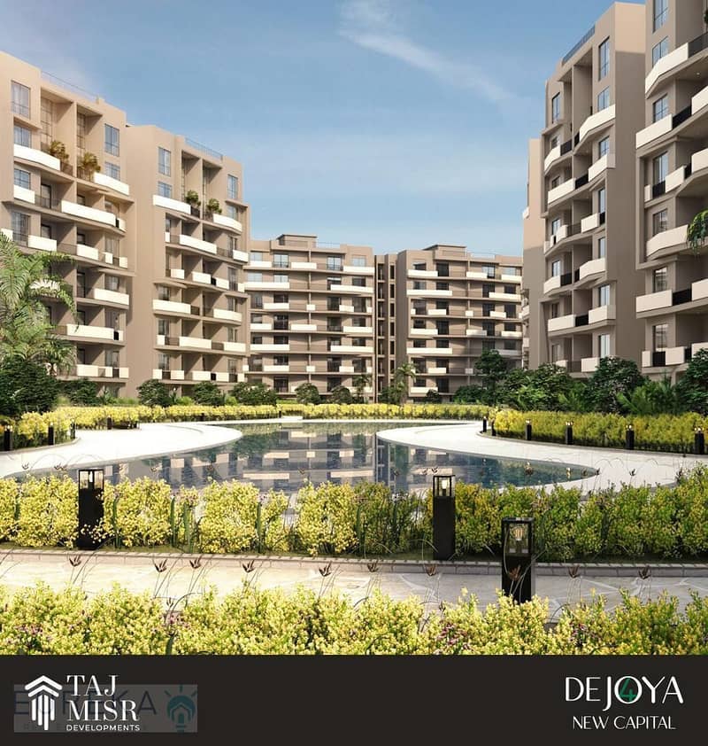 Duplex for sale in Dejoya 4 (ديجويا 4), New Administrative Capital | 193 meters + terrace | directly on the central axis | prominent location near the most important services and axes - Więcej