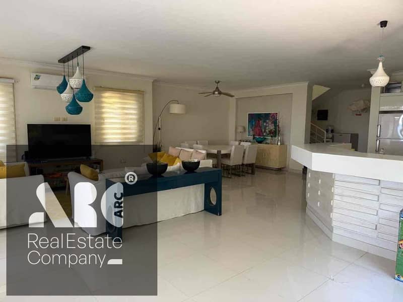 Standalone villa for sale – great deal in Telal North Coast 5 bedrooms, direct north-facing unit with sea view & pool view, in a very prime location. - Widok 6