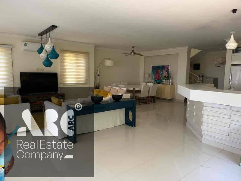 Standalone villa for sale – great deal in Telal North Coast 5 bedrooms, direct north-facing unit with sea view & pool view, in a very prime location. - Więcej