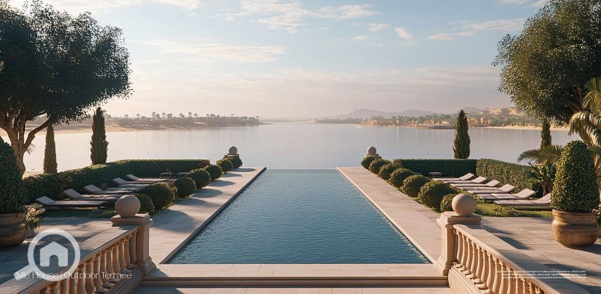 luxury villa on the Nile for sale with installments over 10 years - Więcej