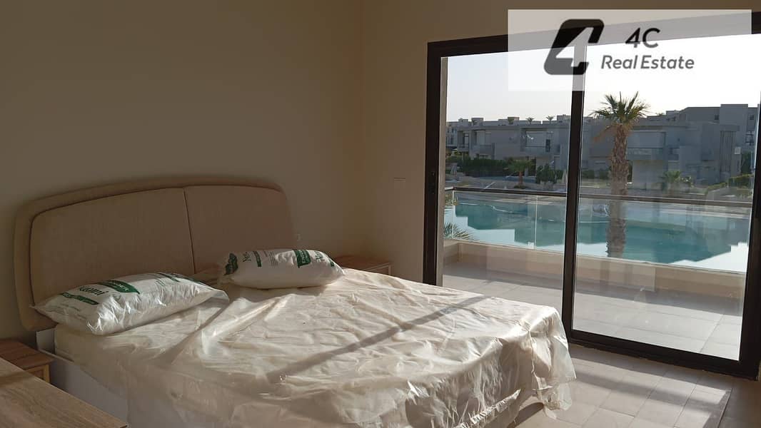 For a quick sale under market price,Standalone 248 m fully furnished bahry ready to move Full lagoon view very prime location in Azha Ain Sokhna - Visning 4