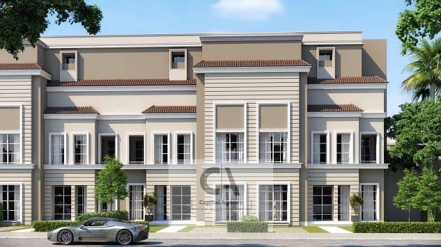 Villa for sale with a garden of 90 square meters, with a 5% down payment and installments over 12 years in The Butterfly, directly in front of Madinat - Ansicht 5