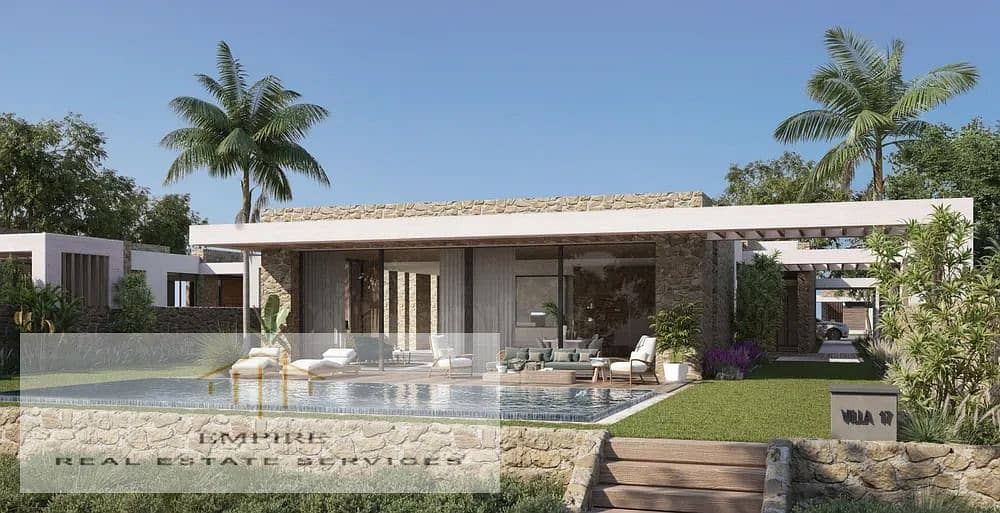 Finished twin with kitchen and ac’s-1st row lagoon - Twin House for sale Azha Ain Sokhna - Widok 4