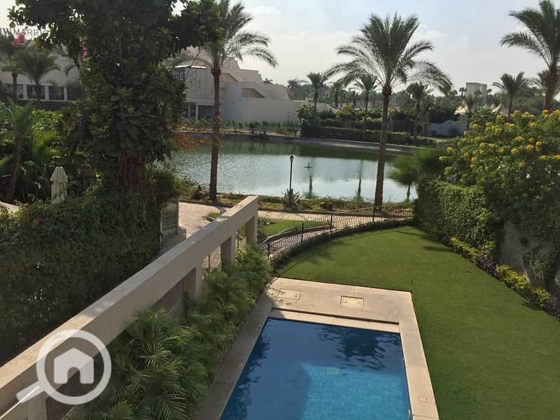 First Row Lake front Villa for Rent in Mirage Compound - Widok 3