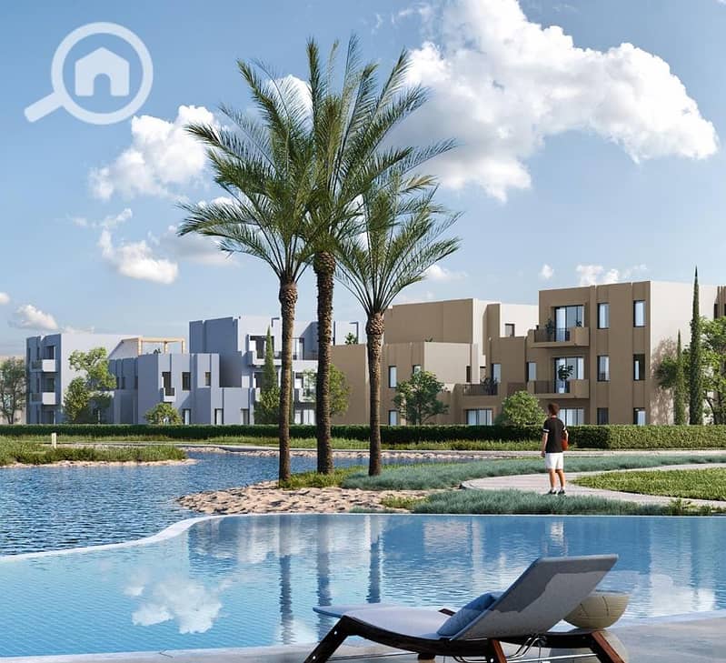 Chalet with garden for sale, fully finished, in Makadi Heights Hurghada by Orascom — prime location with installment plans and flexible payment option - Ansicht 2