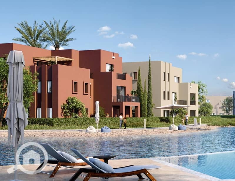 Chalet with garden for sale, fully finished, in Makadi Heights Hurghada by Orascom — prime location with installment plans and flexible payment option - Ansicht 3