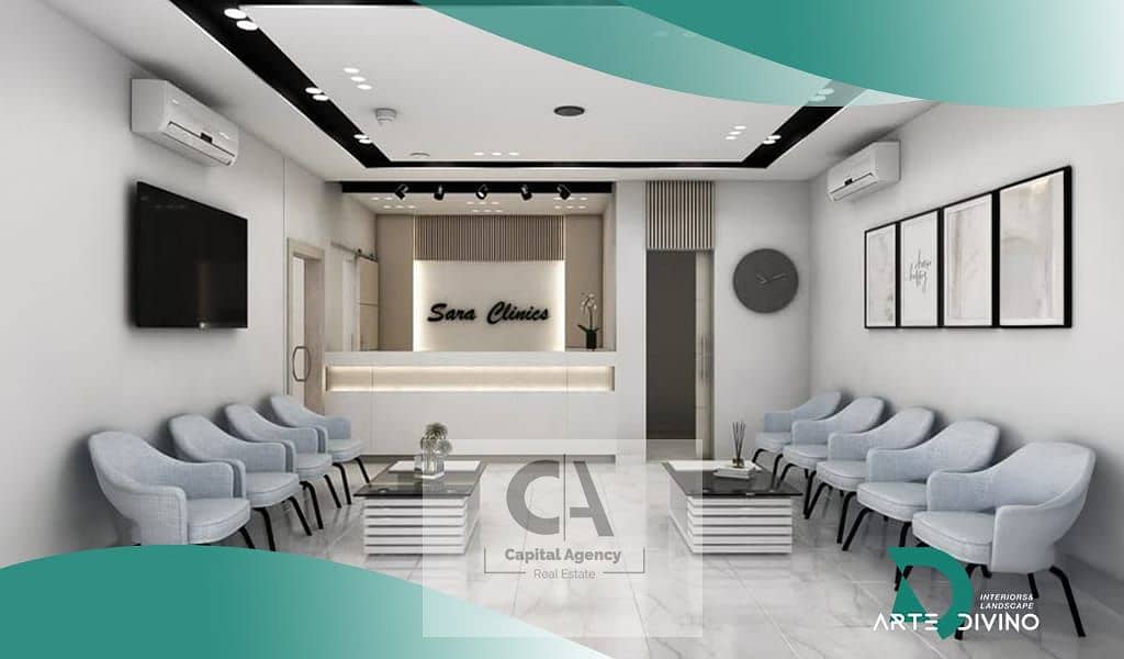 Clinic for rent, 84 sq m, directly on South 90th Street - near Mivida and EDNC - finished with air conditioning - Fifth Settlement - Aanzicht 3