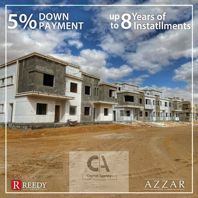Apartment for sale in Fifth Settlement with a 5% down payment and installments over 10 years in Azzar - Book at launch price | Azzar - Mehr