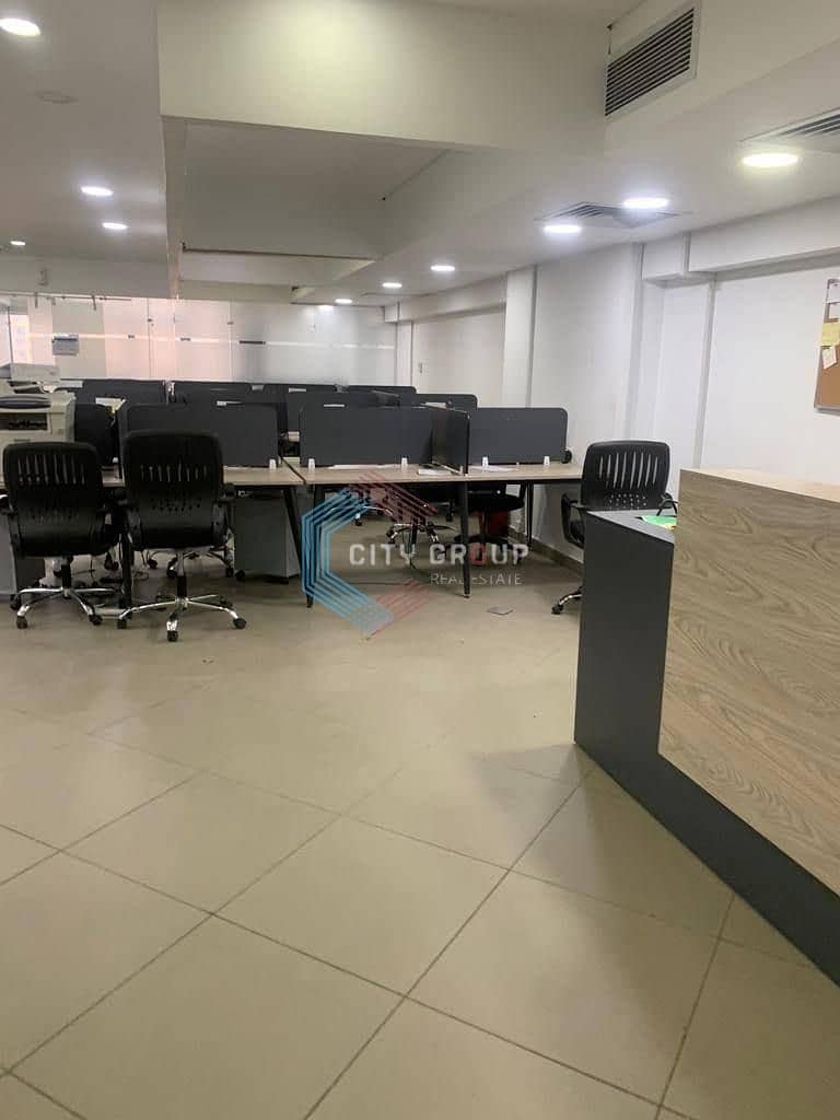 Administrative office for rent in Maadi on the Ring Road, suitable for major companies. 1000 square meters. - Daugiau