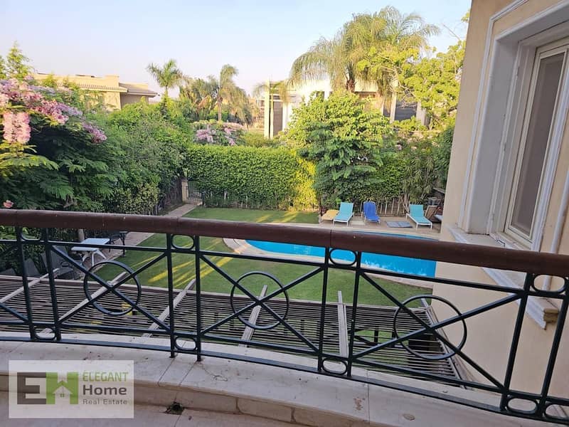 Standalone for rent in Katameya Heights with pool - Widok 5