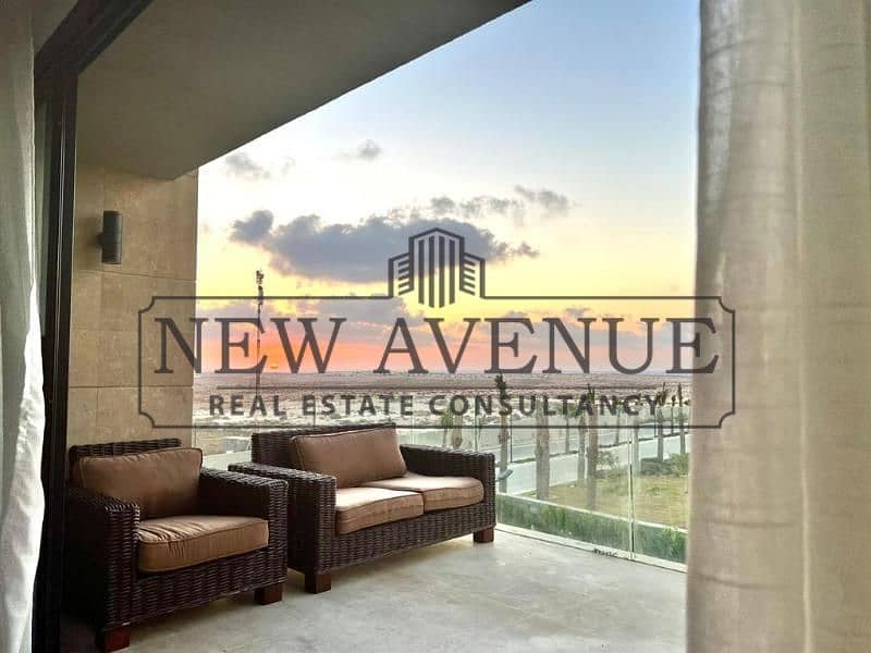 Luxury Panoramic Sea View Chalet for sale Ready to move Bahary Fully Furnished with Roof Swan lake North coast - Vista 4