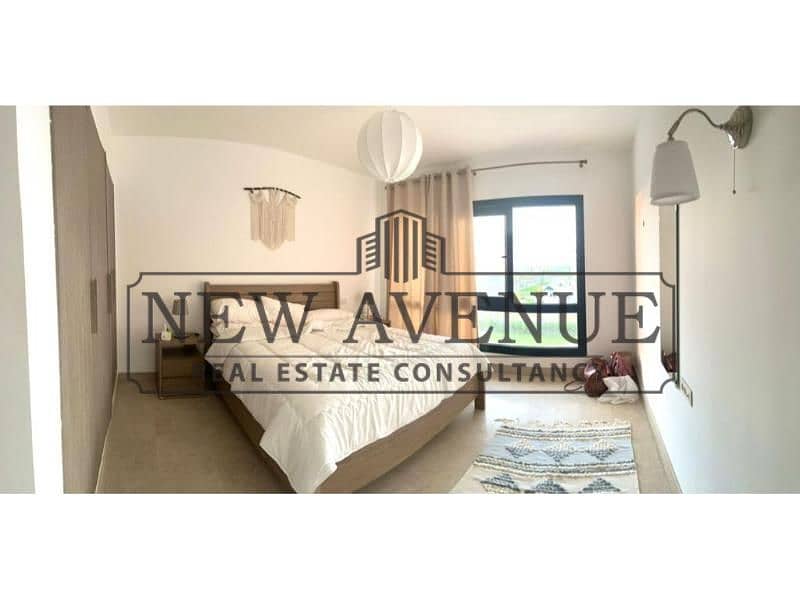 Luxury Panoramic Sea View Chalet for sale Ready to move Bahary Fully Furnished with Roof Swan lake North coast - Vista 5
