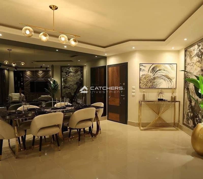 Apartment for sale [finished vip + air conditioning], ready for immediate occupancy, the compound is directly in front of the American University gate. - Mehr