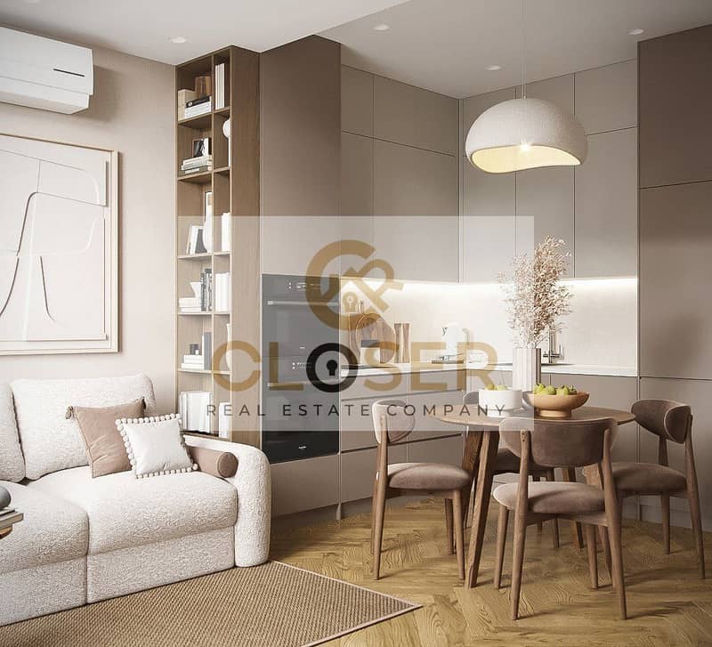 With a down payment of 235,000, invest and own a finished studio with a garden in front of Sodic East in New Heliopolis. - Widok 2