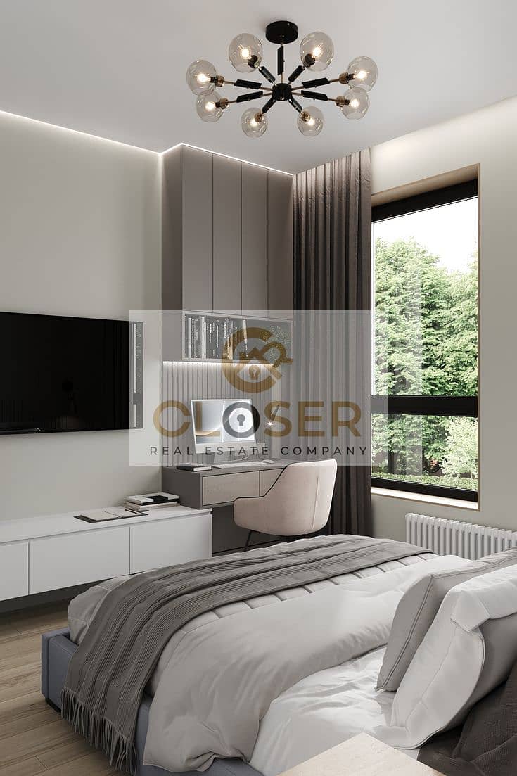 With a down payment of 235,000, invest and own a finished studio with a garden in front of Sodic East in New Heliopolis. - Więcej