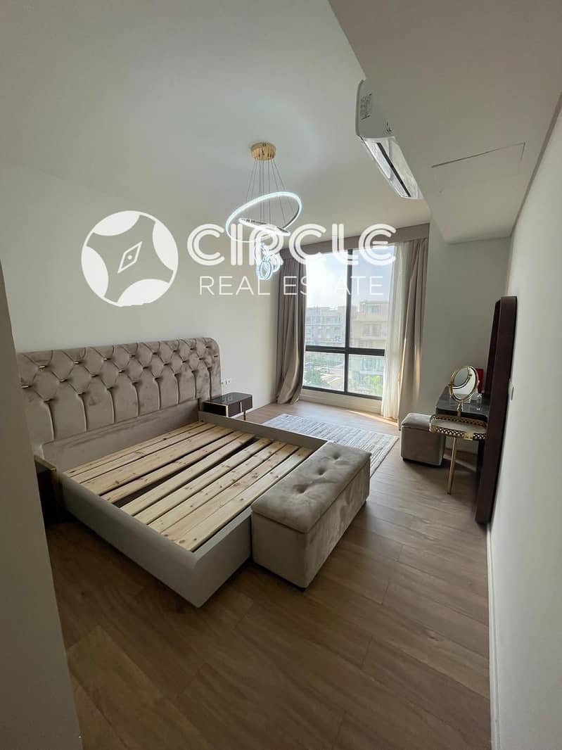 Pool & Landscape View 190m Furnished Apartment For Rent In SODIC Villette 5th Settlement New Cairo Near Golden Square & AUC - Widok 4