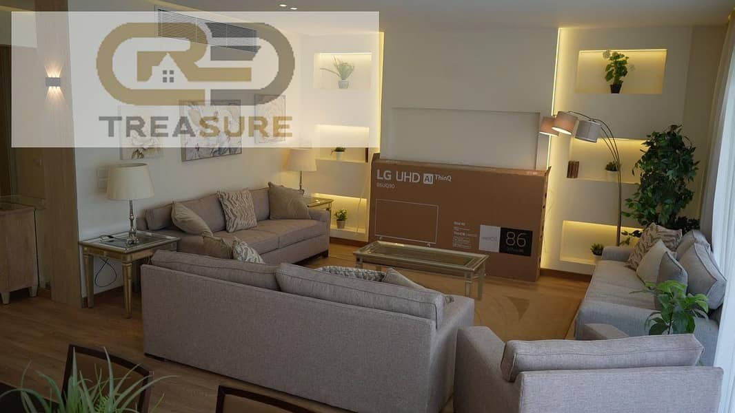 Penthouse with pool for sale in Lake View Residence - new cairo - Widok 3
