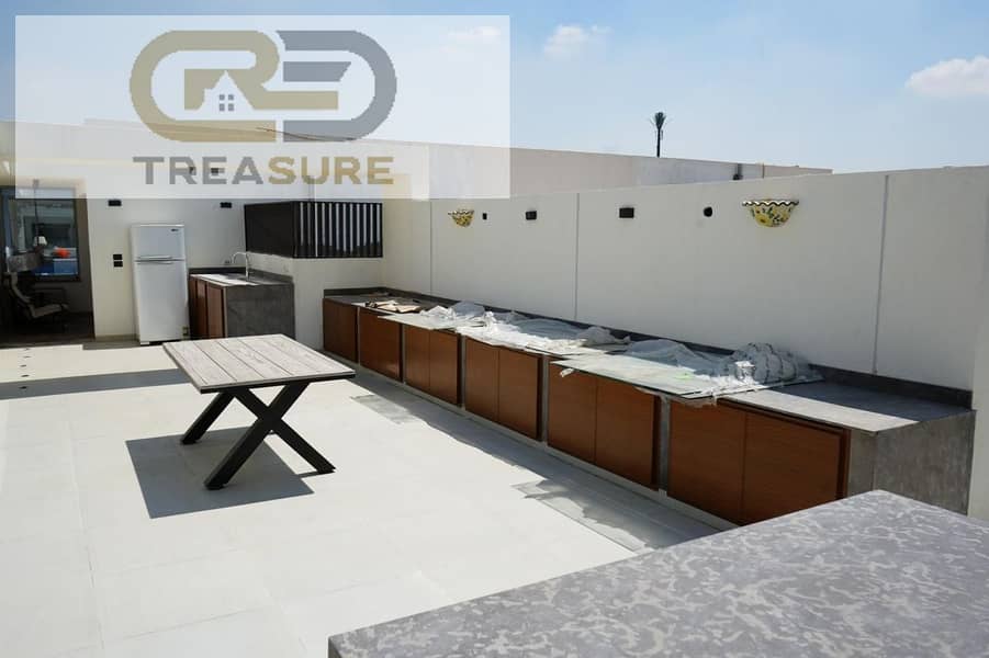 Penthouse with pool for sale in Lake View Residence - new cairo - Widok 6