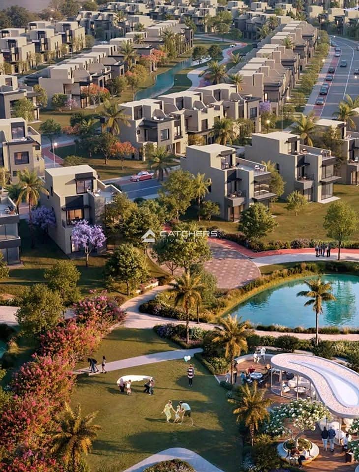 For sale: Townhouse villa with private swimming pool in New Cairo, next to Mivida Emmar and the American University. – pohled 6