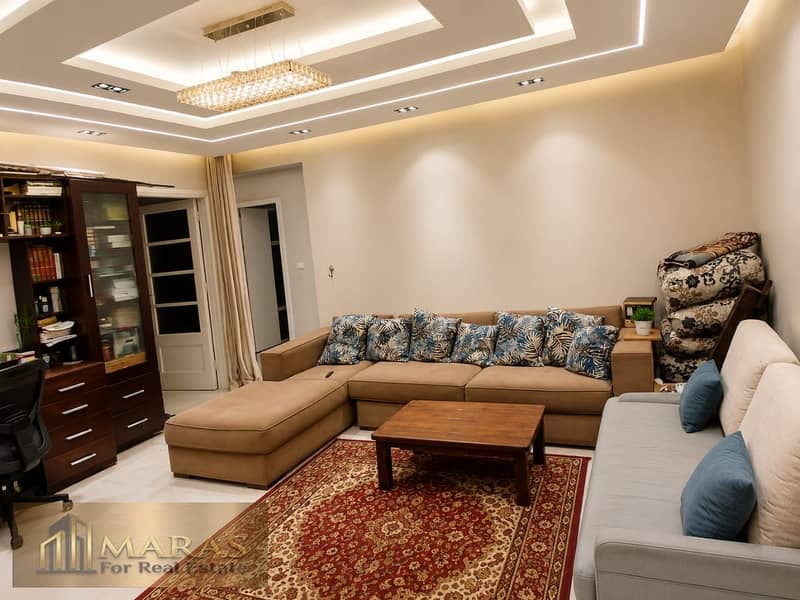 Apartment for Sale in Maadi Street 74 near Damascus 170 sqm 3 Bedrooms 1 Bathroom 3rd Floor Not Last Super Lux Corner Building - Ansicht 3