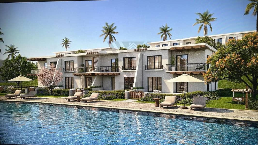 SPESIAL Townhouse Fully Finished | LAGOON VIEW,4 Master Room+Garden 110m in Ras AL Hekma , Direction White - Widok 2